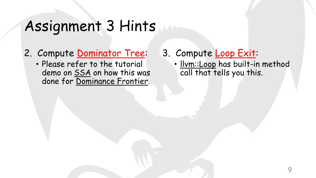 assignment 3 hints 1