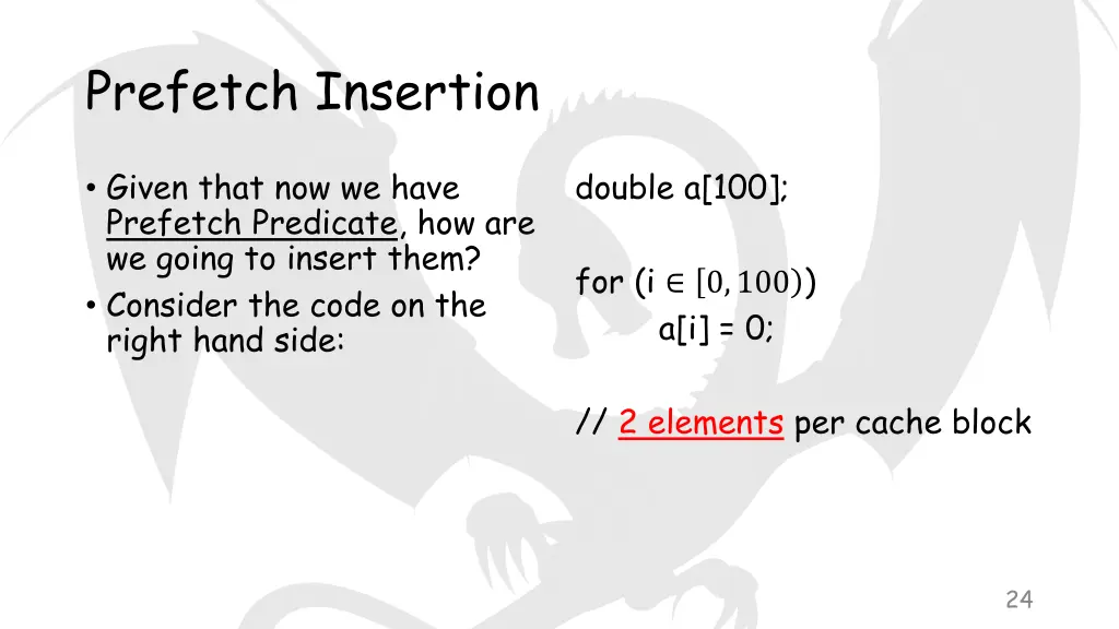 prefetch insertion