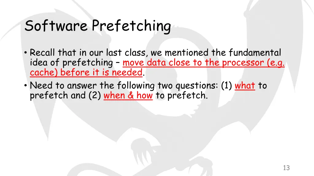 software prefetching 1