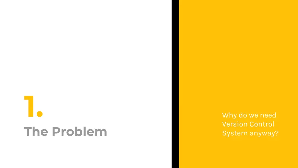 1 the problem