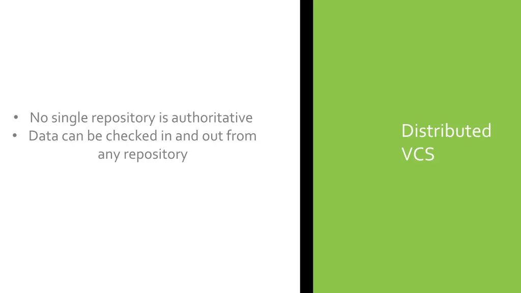 no single repository is authoritative data