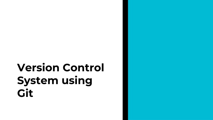 version control system using git