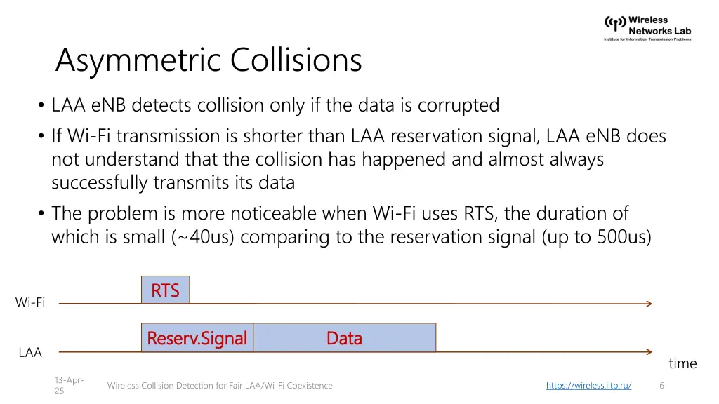 asymmetric collisions