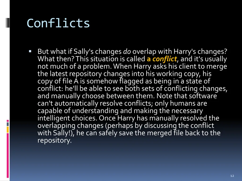 conflicts