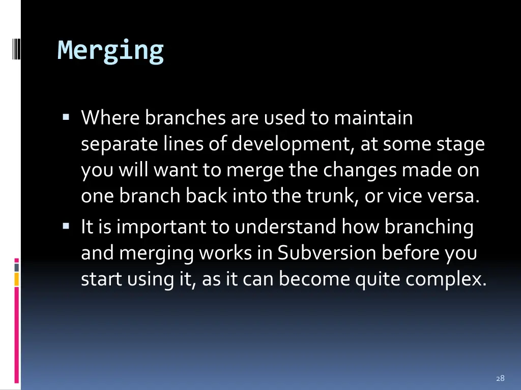 merging