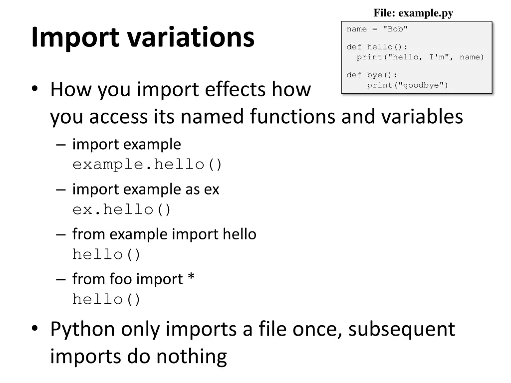 file example py