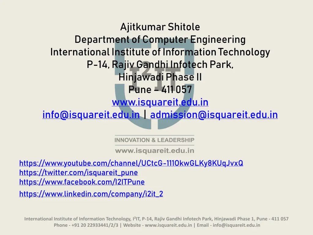 ajitkumar shitole