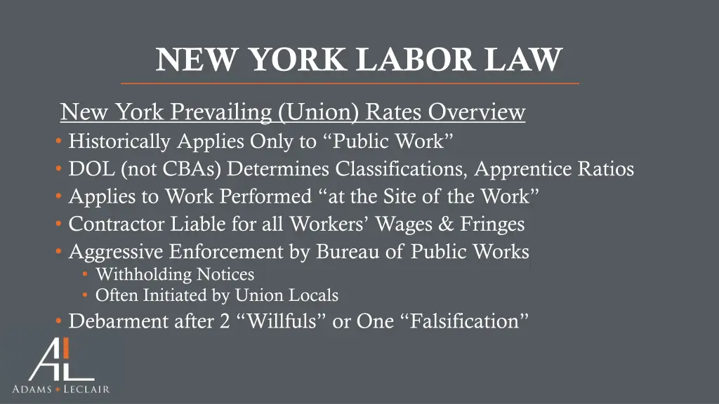 new york labor law 1