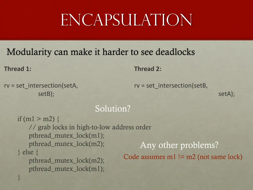 encapsulation