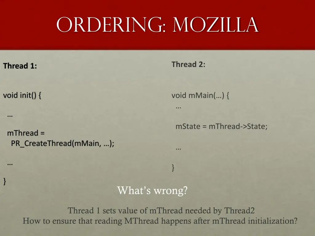 ordering mozilla