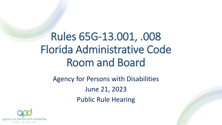rules 65g rules 65g 13 001 008 13 001 008 florida
