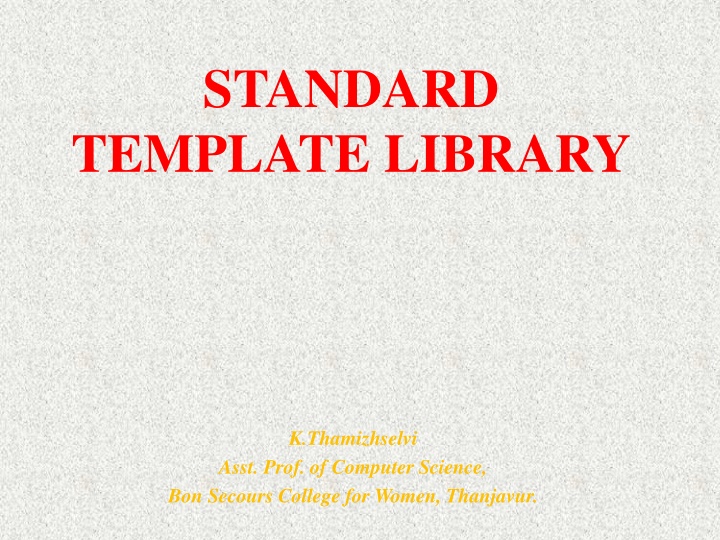 standard template library