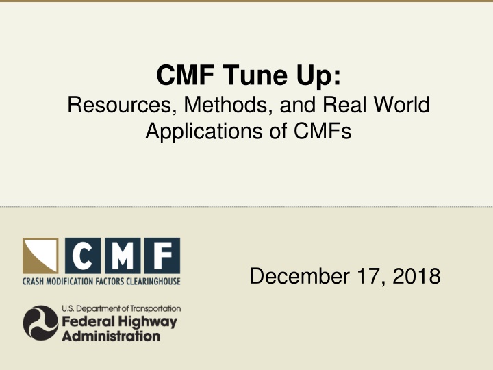 cmf tune up resources methods and real world