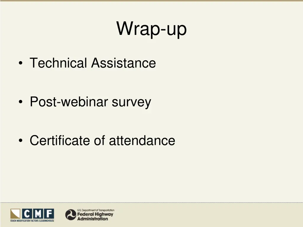 wrap up