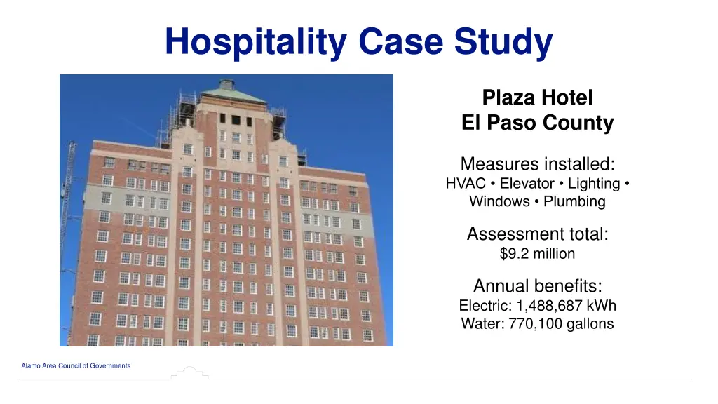 hospitality case study