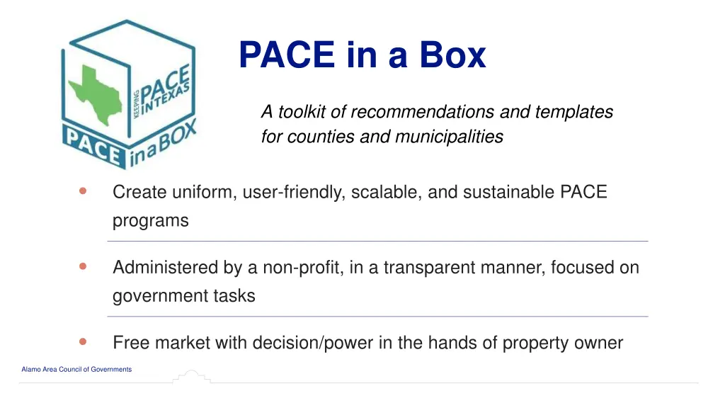 pace in a box