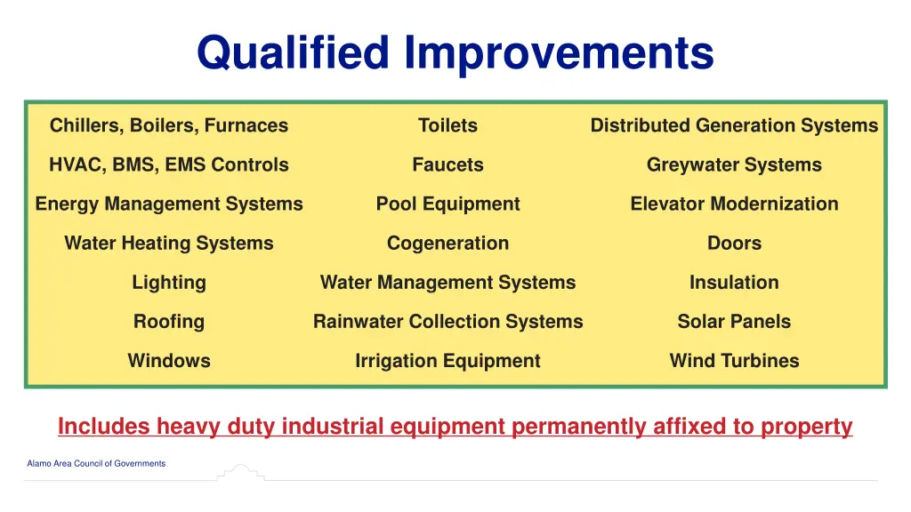 qualified improvements