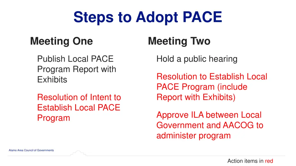 steps to adopt pace