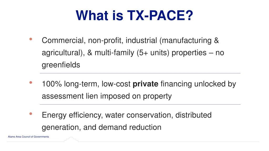 what is tx pace