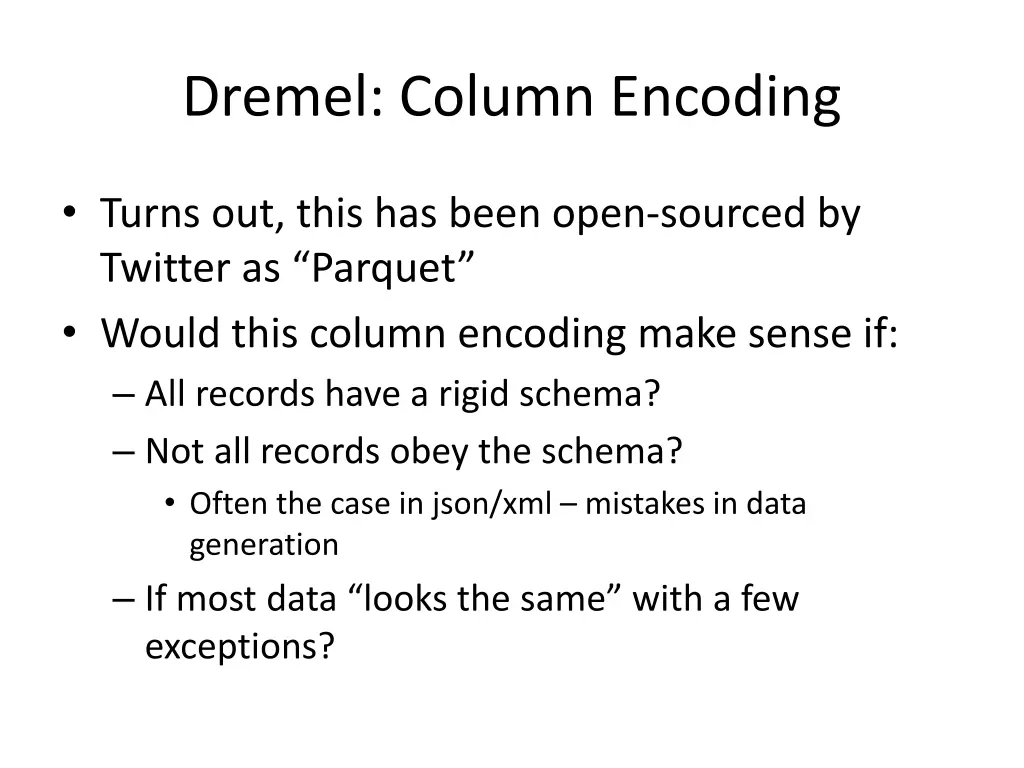 dremel column encoding 1