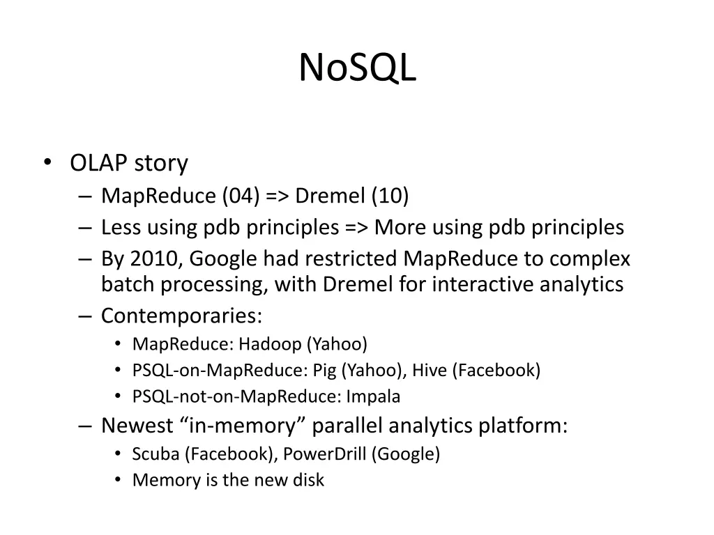 nosql 2