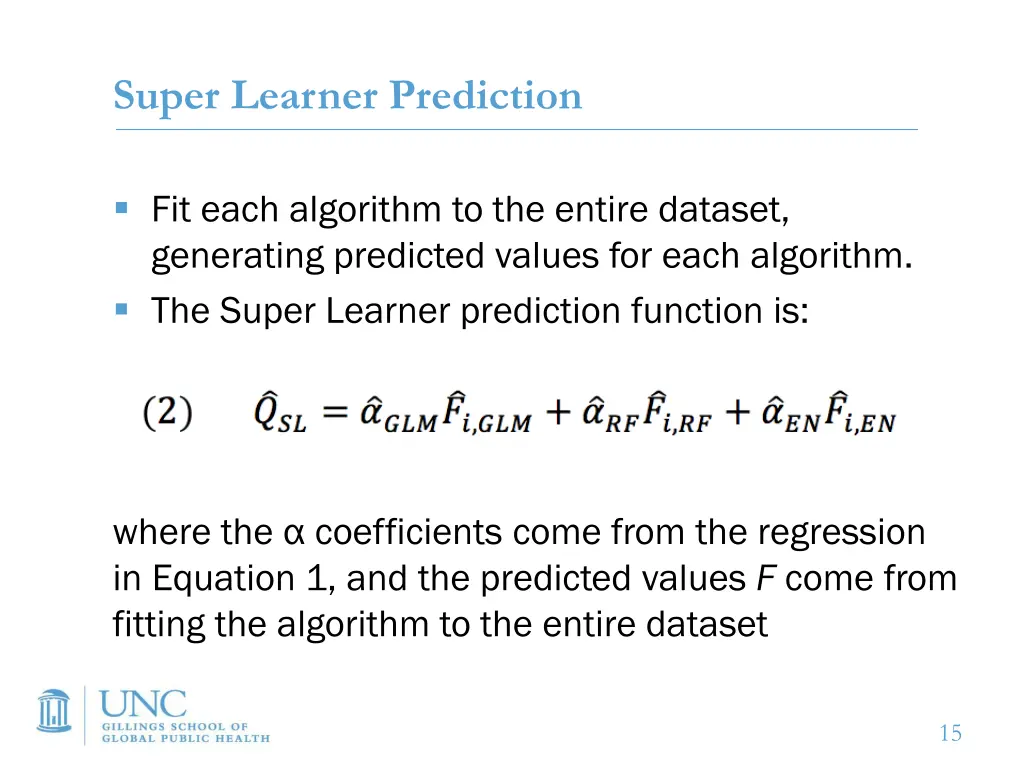 super learner prediction