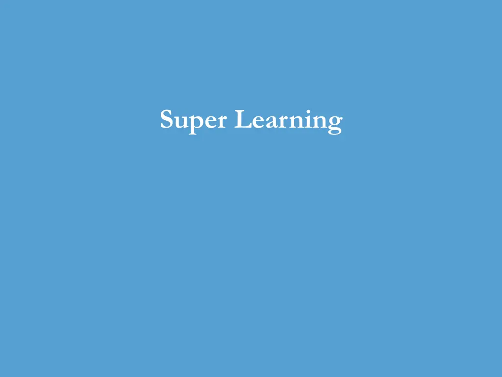 super learning