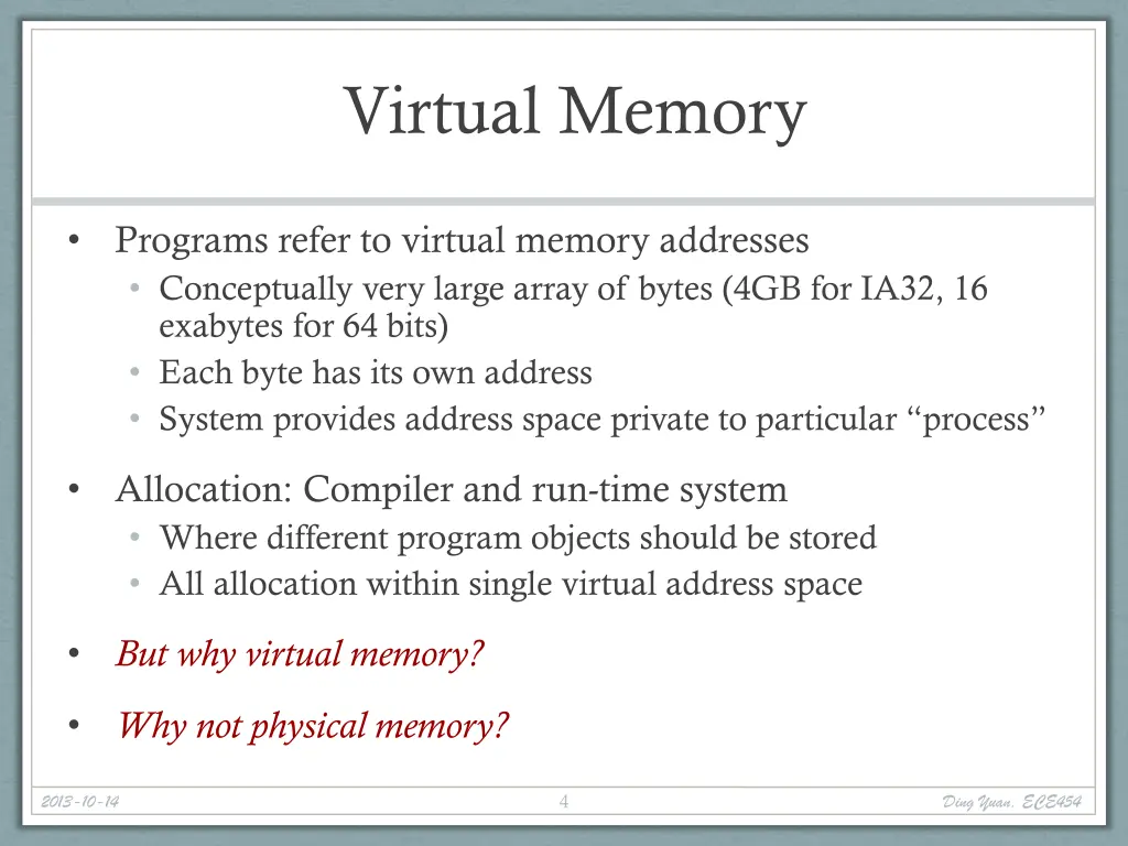 virtual memory