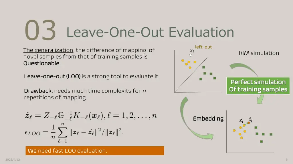 03 leave one out evaluation the generalization