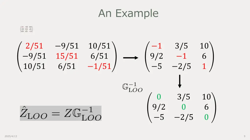 an example 1