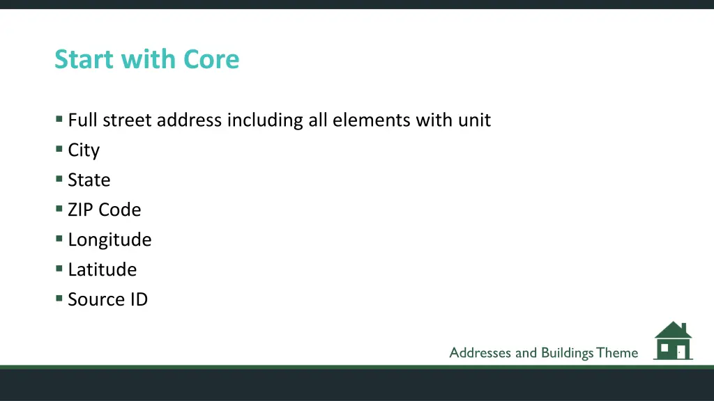 start with core