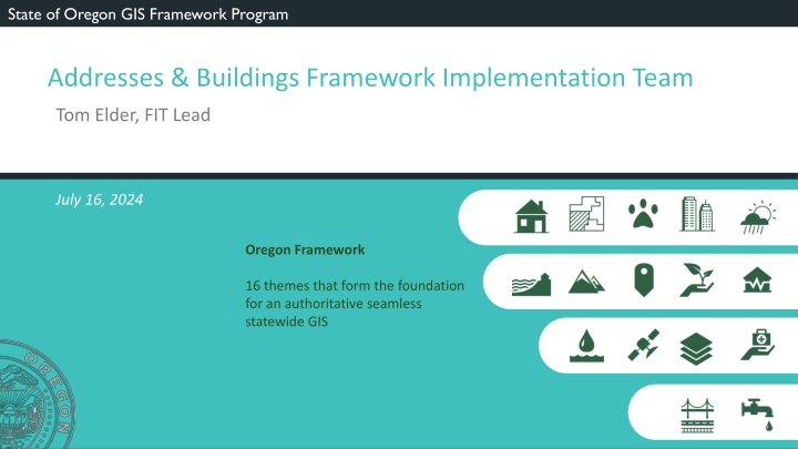 state of oregon gis framework program