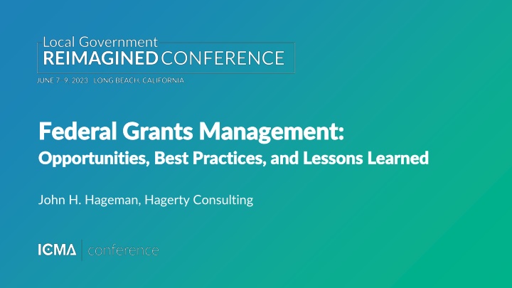 federal grants management federal grants