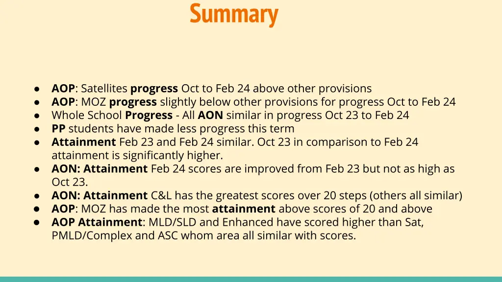 summary