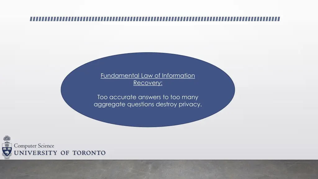 fundamental law of information recovery