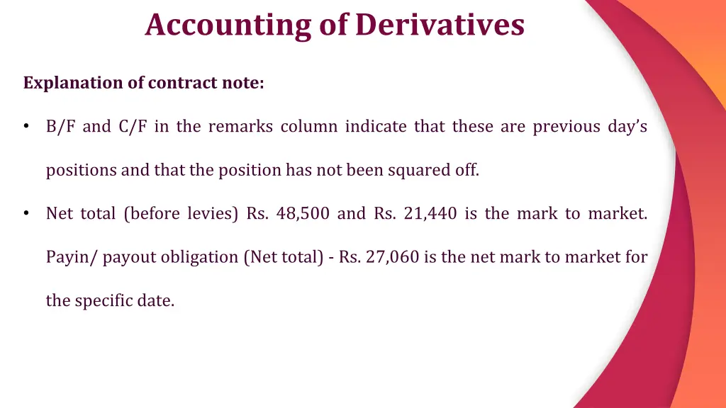 accounting of derivatives 4