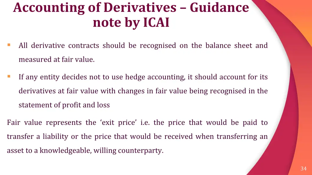 accounting of derivatives guidance note by icai