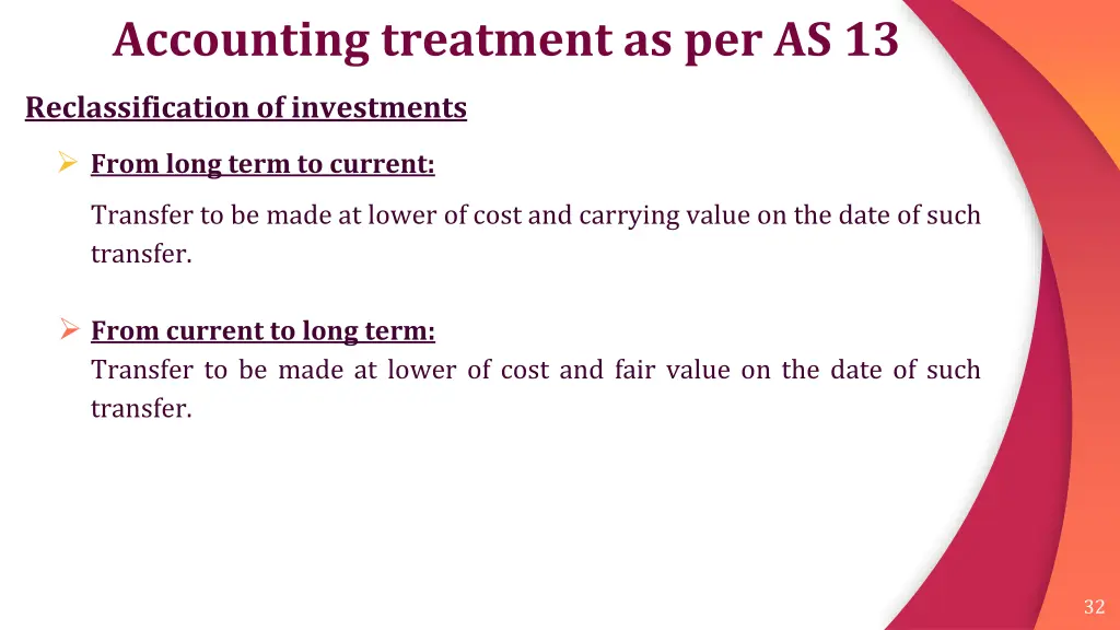 accounting treatment as per as 13 2