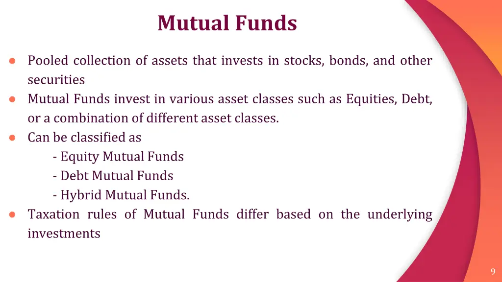 mutual funds