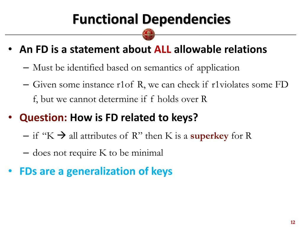 functional dependencies 1