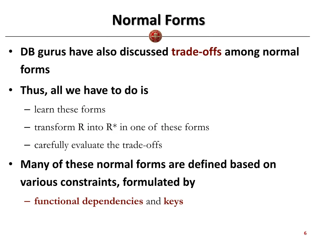 normal forms 1