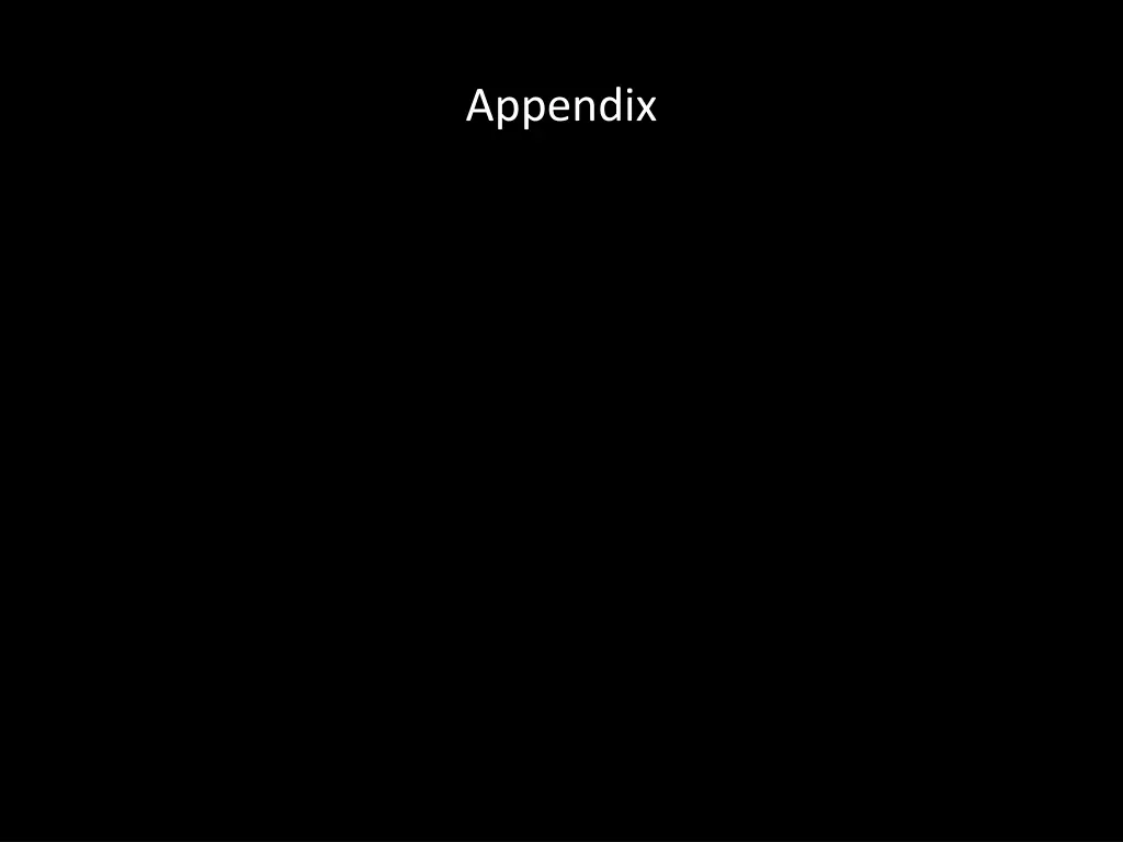 appendix