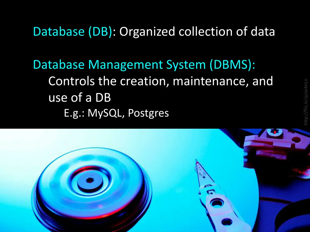 database db organized collection of data