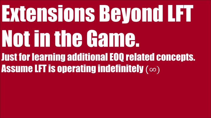 extensions beyond lft not in the game just