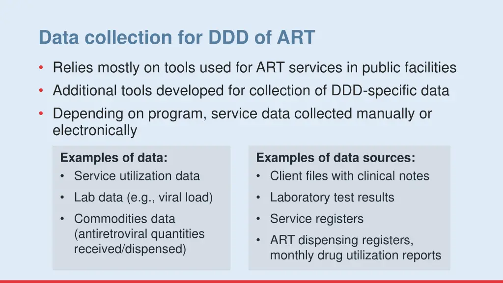 data collection for ddd of art