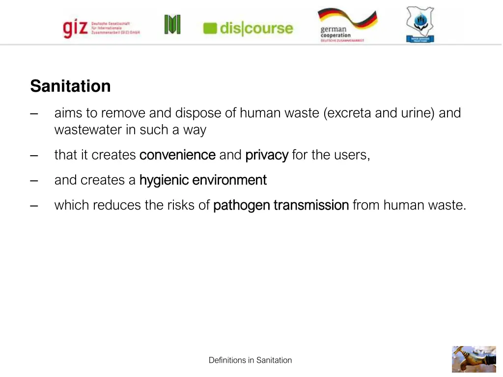 sanitation