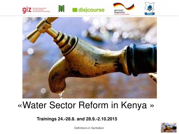 water sector reform in kenya