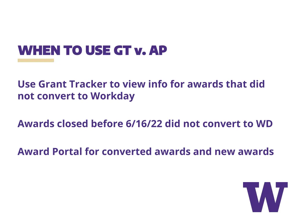 when to use gt v ap when to use gt v ap