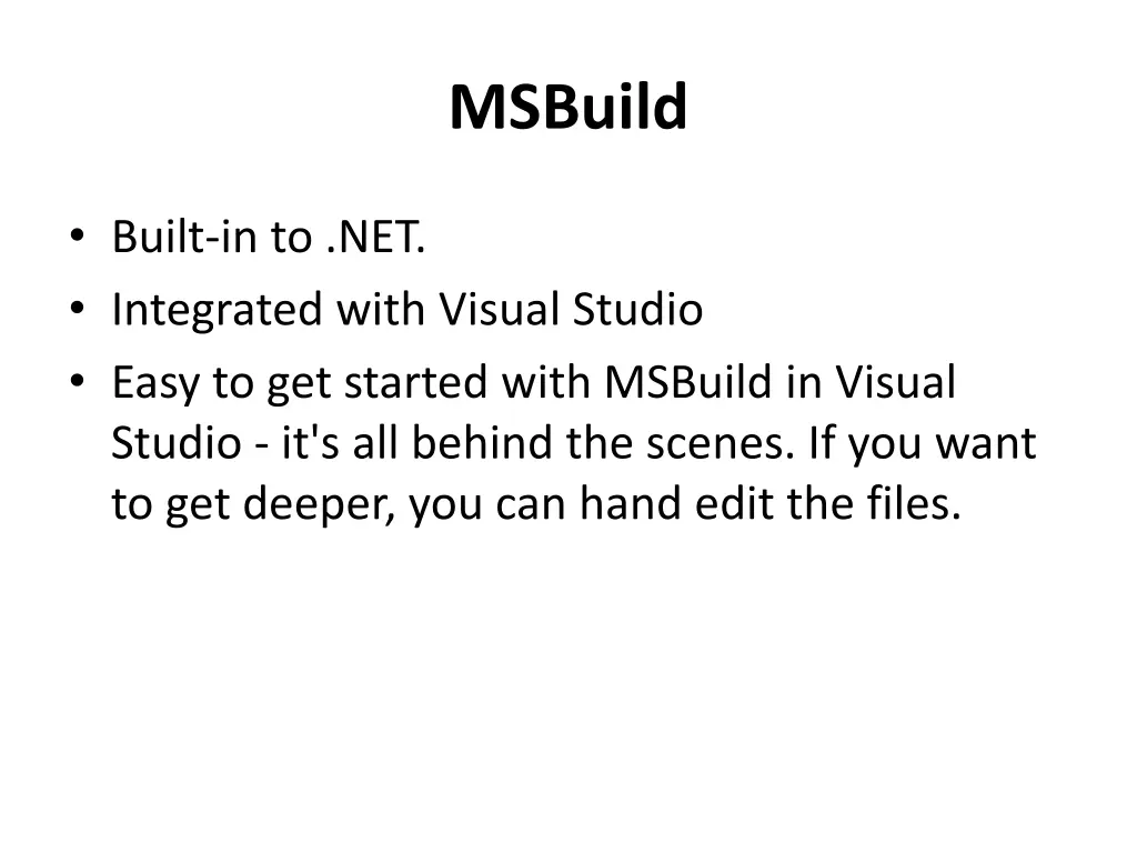 msbuild