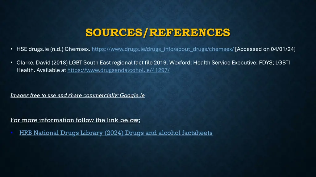 sources references